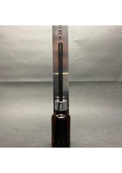 30 ml Amber Cam Bambu Oda Kokusu Şişesi , Difüzör Şişe 30 cc x 3 Adet
