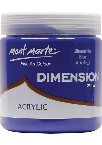 mm Premium Dimension Akrilik 250ML - Ultramarin Blue