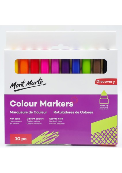 mm Renkli Markers Discovery 10'lu