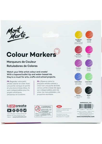 mm Renkli Markers Discovery 10'lu fiyatları