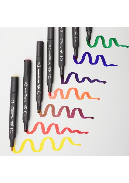 mm Premium Flexi Tip Sanat Markerleri 7'li fiyatları