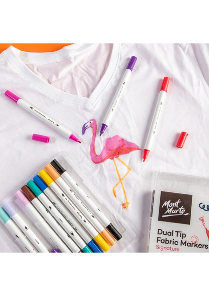 mm Çift Uçlu Kumaş Markerler Signature 12'li indirimleri