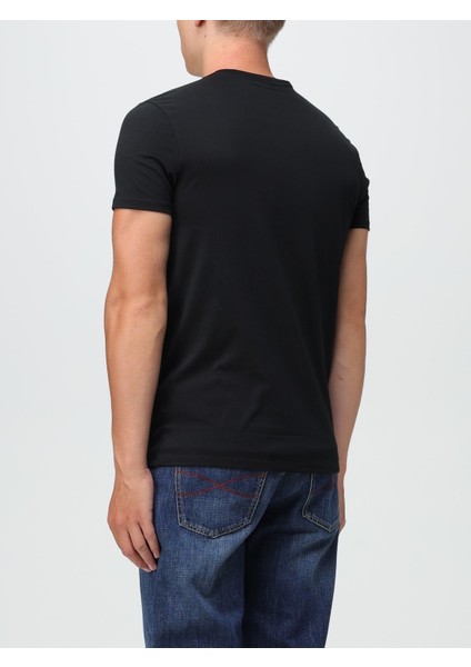 Bisiklet Yaka Standart fit Basic Siyah T-Shirt