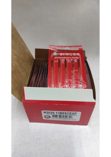 11 Numara 1 Kutu (25PAKET) Dikiş Makinesi Iğnesi 80/11