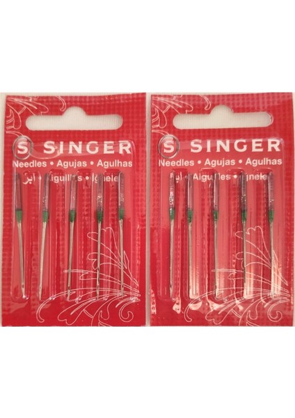 2 Paket 9 Numara Dikiş Makinesi Iğnesi 70/9