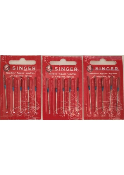 3 Paket 14 Numara Dikiş Makinesi Iğnesi 2020 90/14