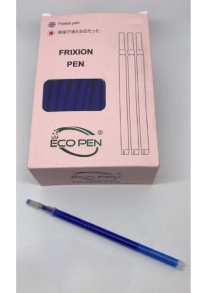 Ecopen Isı ve Buhar ile Uçan Çizgi Kalemi Yedek Uç 50 Adet Mavi Ütü ile Uçan Kalem Frixion