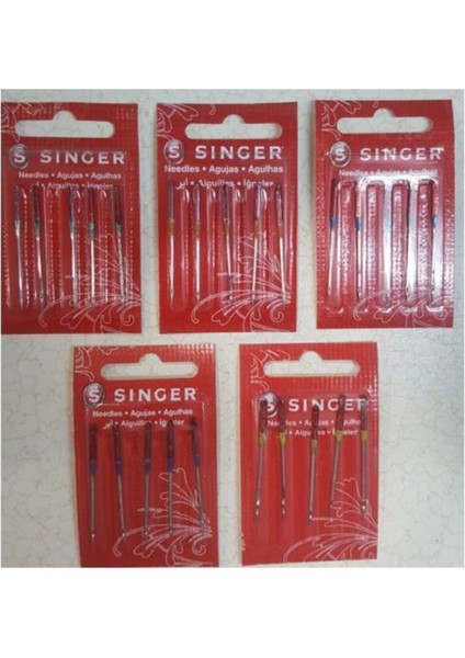Dikiş Makinası 2020 Iğne Seti 5 Farklı Kalınlık 5er Adet Toplam 25 Adet Iğne fiyatları