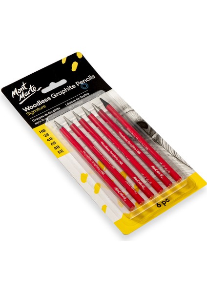 mm Woodless Grafit Kalemler 6'lı Signature fırsatları