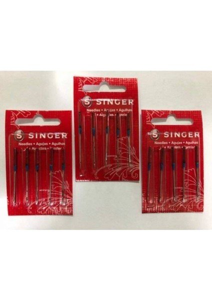 3 Paket 18 Numara Dikiş Makinesi Iğnesi
