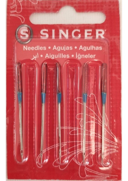 Dikiş Makinesi Iğnesi 90/14 Orta Kumaşlar İçin 5 Adet Orijinal Set