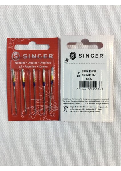 No 16 Dikiş Makinesi Iğnesi Standart Dikiş 1 Paket 5 Adet 2020