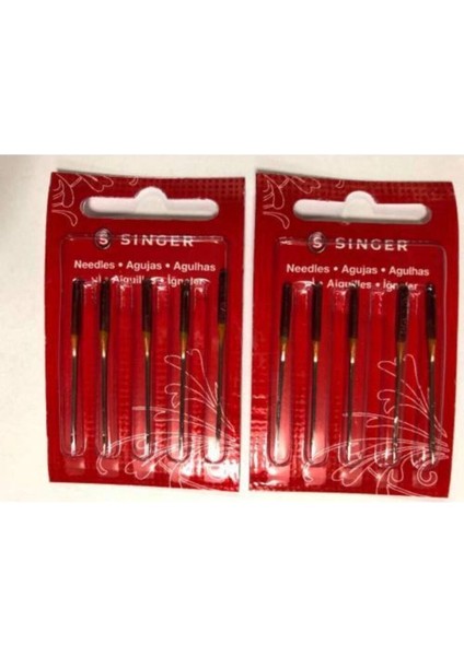 2 Paket 11 Numara Dikiş Makinası Iğnesi (Nakış)
