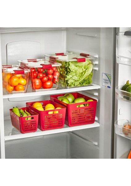 Selka Lavin 4 Lt. Saklama Kabı Bordo