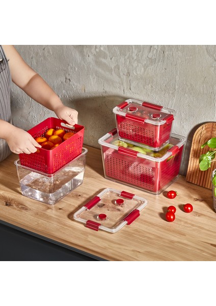 Selka Lavin 4 Lt. Saklama Kabı Bordo fiyatları