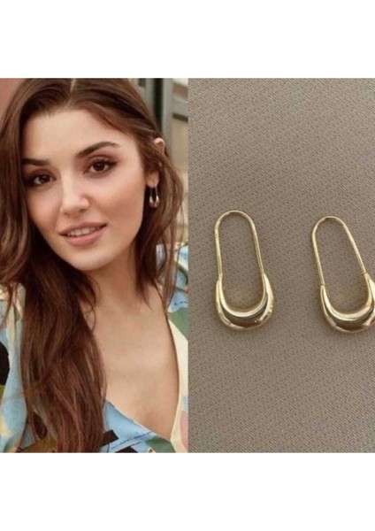 Çengel Küpe Hande Erçel Küpesi