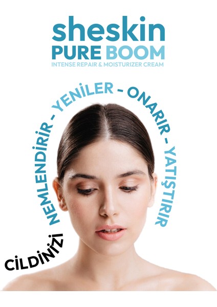 PURE BOOM - Yoğun Onarıcı ve Yenileyici Nemlendirici Krem - Cildinizi Yatıştırın ve Nemlendirin!