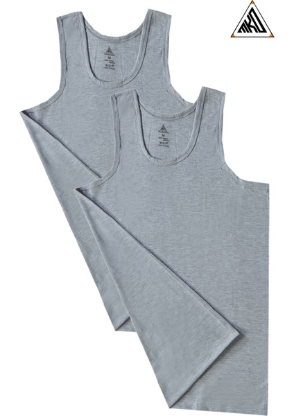 2 Adet Premium Kalite Trend Erkek Gri Atlet Nefes Alan Ultra Rahat Spor Şık Tasarım modelleri