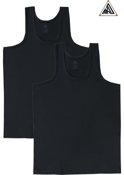 2 Adet Premıum Kalite - Trend Erkek Siyah Atlet - Nefes Alan - Ultra Rahat Spor Şık Tasarım fırsatları