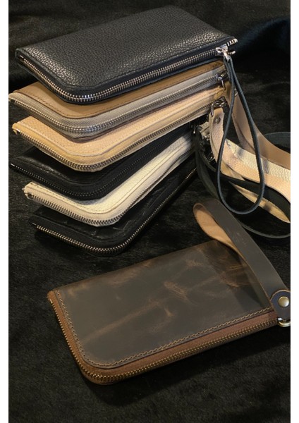 Kadın Cüzdan Uzun Fermuarlı Bilek Askılı Deri El Portföy Telefon Çanta indirimleri