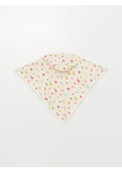 Lcw Baby Kapüşonlu Baskılı Kız Bebek Kimono