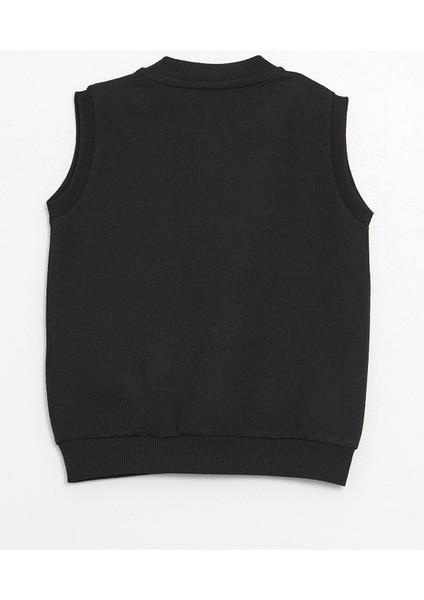 Lcw Baby Bisiklet Yaka Fermuarlı Erkek Bebek Yelek