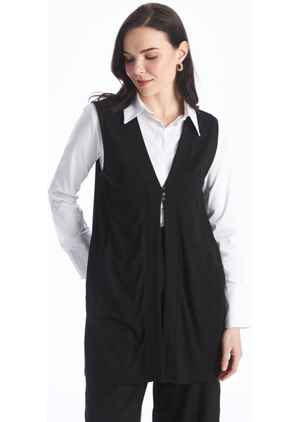 Lcw Grace Kadın V Yaka Düz Yelek fiyatları