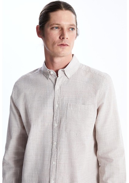 Lcwaıkıkı Classic Regular Fit Uzun Kollu Erkek Gömlek