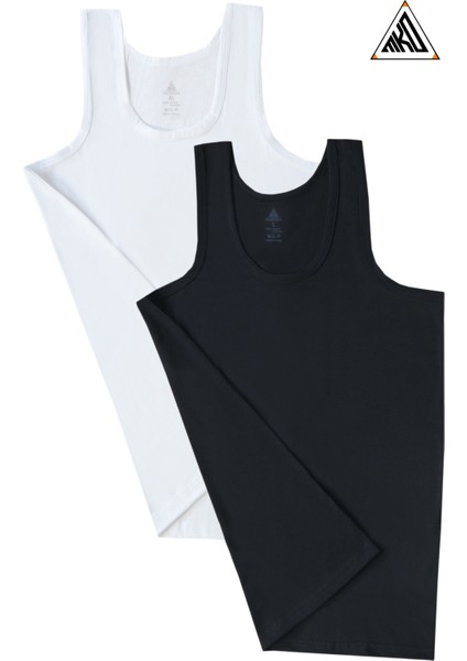 2 Adet Premıum Kalite - Trend Erkek Beyaz Ve Siyah Atlet - Nefes Alan - Ultra Rahat Ve Şık Tasarım fiyatları