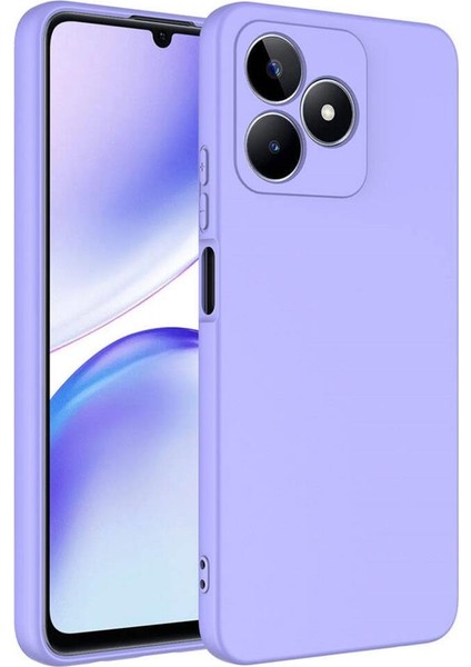 Realme C53 Kılıf Lansman Tasarım Iç Yüzeyi Kadife Silikon