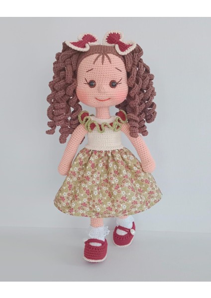 Bahar Kıvırcık Karnaval Bebek Amigurumi Organik Oyuncak