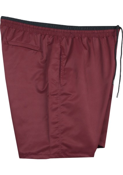 Erkek Büyük Beden 115 KILO-194 Kilo Arası Için Uygun Deniz Şortu Dekons Bordo modelleri