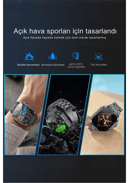 Odd3 2.1 İnç IPS Ekran IP68 Su Geçirmez Konuşma ve Nfc Özellikli Akıllı Saat