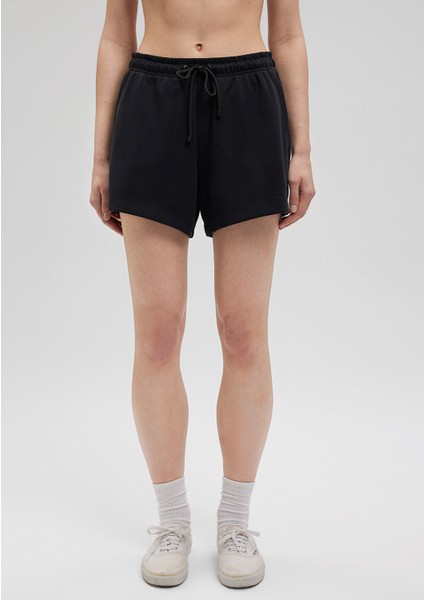 Tencel Tm Karışımlı Siyah ŞORT1410154-900
