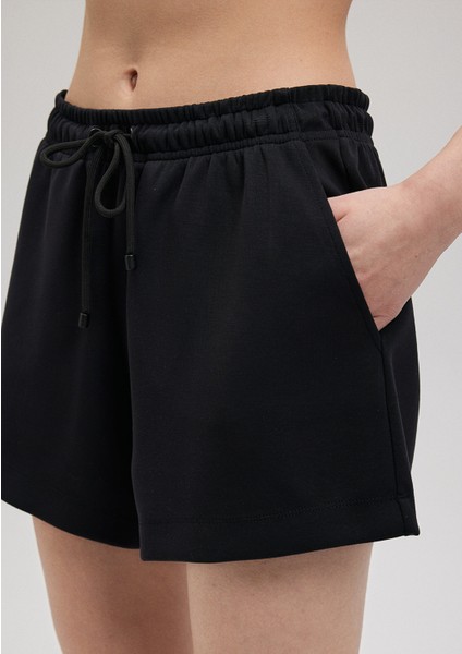 Tencel Tm Karışımlı Siyah ŞORT1410154-900
