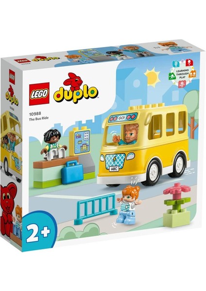 Lego® Duplo® Otobüs Yolculuğu 16 Parça +2 Yaş