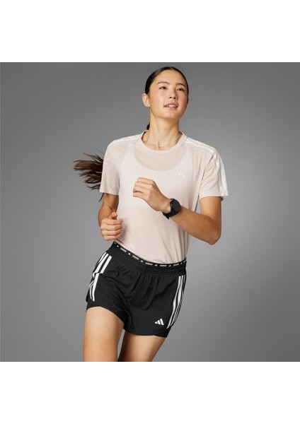 Performance IN1445 Own the Run 3-Stripes 2-in-1 Shorts