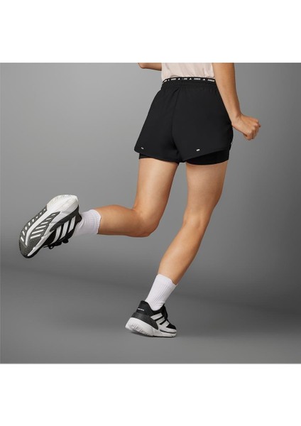 Performance IN1445 Own the Run 3-Stripes 2-in-1 Shorts