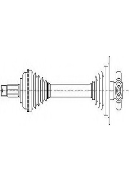 Aks Komple Ön Sol AKS0369 (AKS0117) Megane-I 1.6 8V K7M (96-99) Abssiz 7701469374 7701352471 Gold