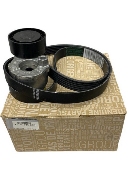 Alternatör Gergi Kiti Megane Iı-I Clıo Iıı Fluence Kango 1.5dci K4M 117203694R Gold