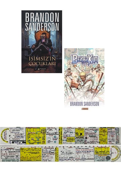 İsimsiz'in Çocukları - Beyaz Kum - Brandon Sanderson + Matematik Öğreten Cetvel