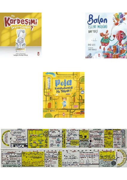 Ya Kardeşimi Sevmezsem? - Balon İşleri Müdürü Bay Yoçi - Pola Kaybolunca Ne Yapar? 3 Kitap - Matematikli Ayraç