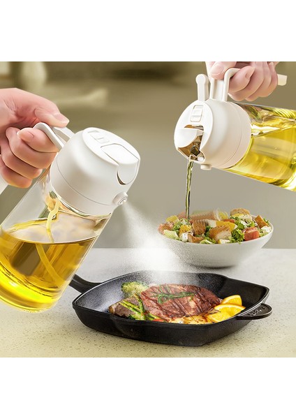 Barbekü Için Zeytinyağı Depolama Şişesi, Mutfak Malzemeleri Pişirme Için 2in1 Yağ Püskürtücü Cam Şişe (Yurt Dışından) fiyatları