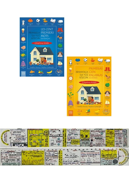 Fransızca İlk 100 Sözcük - İspanyolca İlk 100 Sözcük 2 Kitap - Cetvel