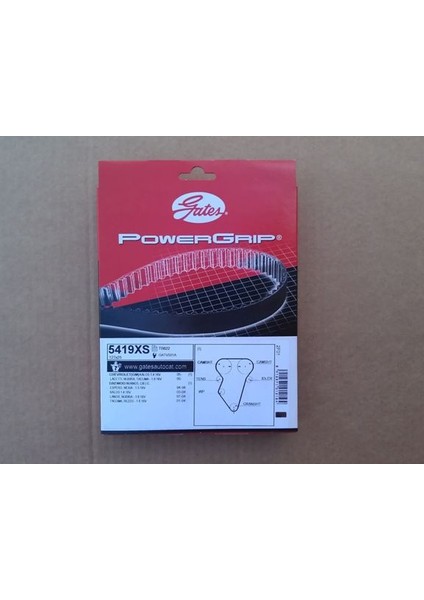 Triger Kayış 5419XS (127 Diş) Kalos Lacettı 1.4 1.6-16V Nubıra Rezzo 96183352 Gold