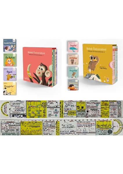 Bebek Üniversitesi 8 Kitap Set - Matematik Öğreten Ayraç