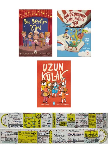 Bu Benim İşim! - Dinozorumun Saklandığı Yer - Uzun Kulak 3 Kitap - Matematik Öğreten Ayraç