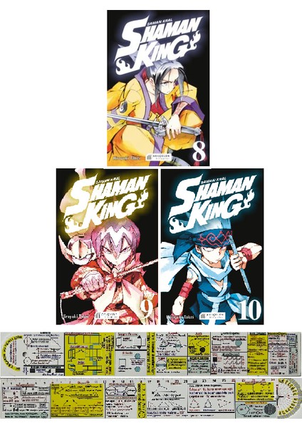 Shaman King 8 - Shaman King 9 - Shaman King 10+ Matematik Öğreten Ayraç - Hiroyuki Takei