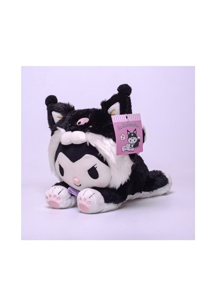 23CM Karikatür Dolgulu Hayvan Kuromi Benim Melody Tarçın Rulosu Peluş Anime Kawaii Sevimli Yumuşak Peluş Oyuncak (Yurt Dışından)