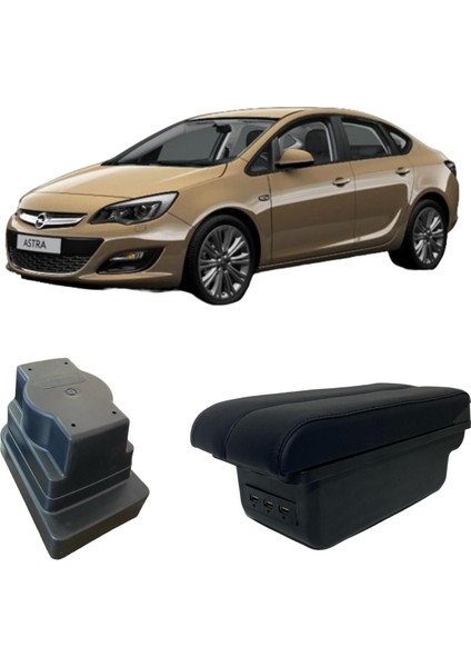 Opel Astra J 2009-2015 Delmesiz Vidasız Kol Dayama Kolçak